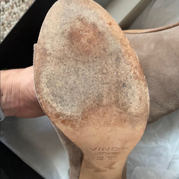Vince Addison suede high heeled open toe - Picture 3 of 8